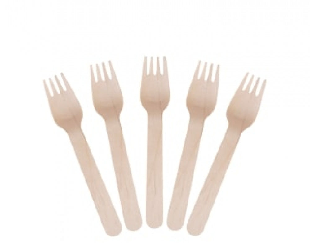 Castaway Envirocutlery CA-WCF Wooden Forks Single Use
