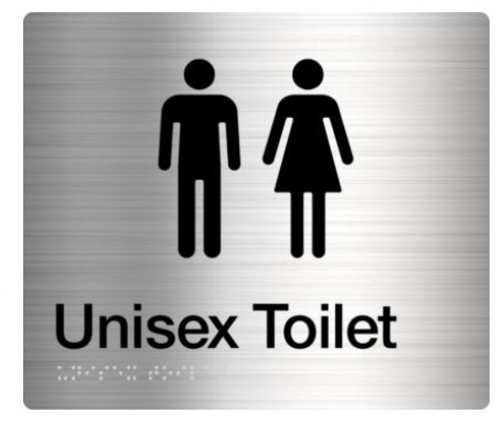 BEST BUY MFT Unisex Toilet Sign Braille