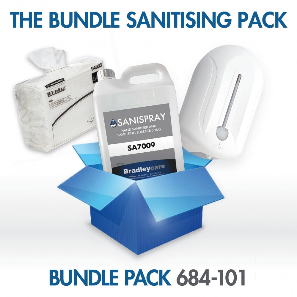 Bradley Tradie Sanitiser and Cleaning Combo Pack