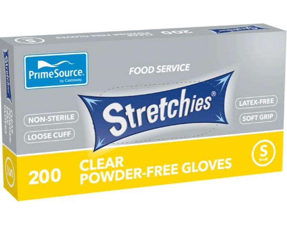 Castaway Stretchies Disposable Gloves Latex Free Powder Free Small