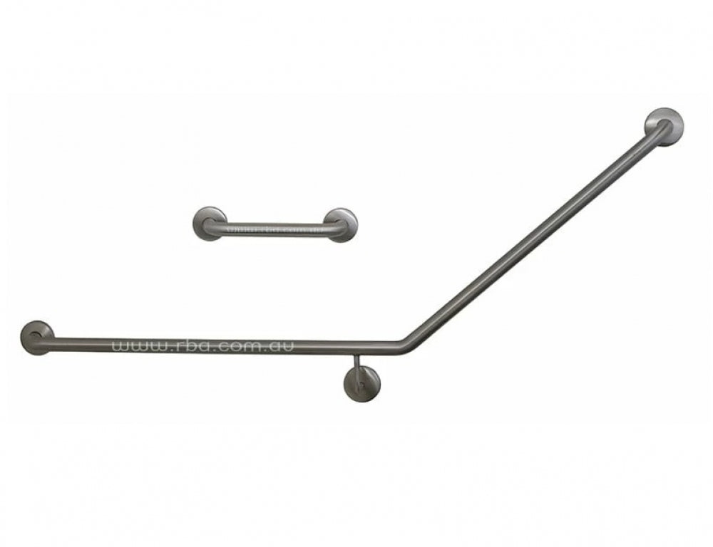 RBA Toilet Grab Rail Set 40 Degree 850 x 700mm