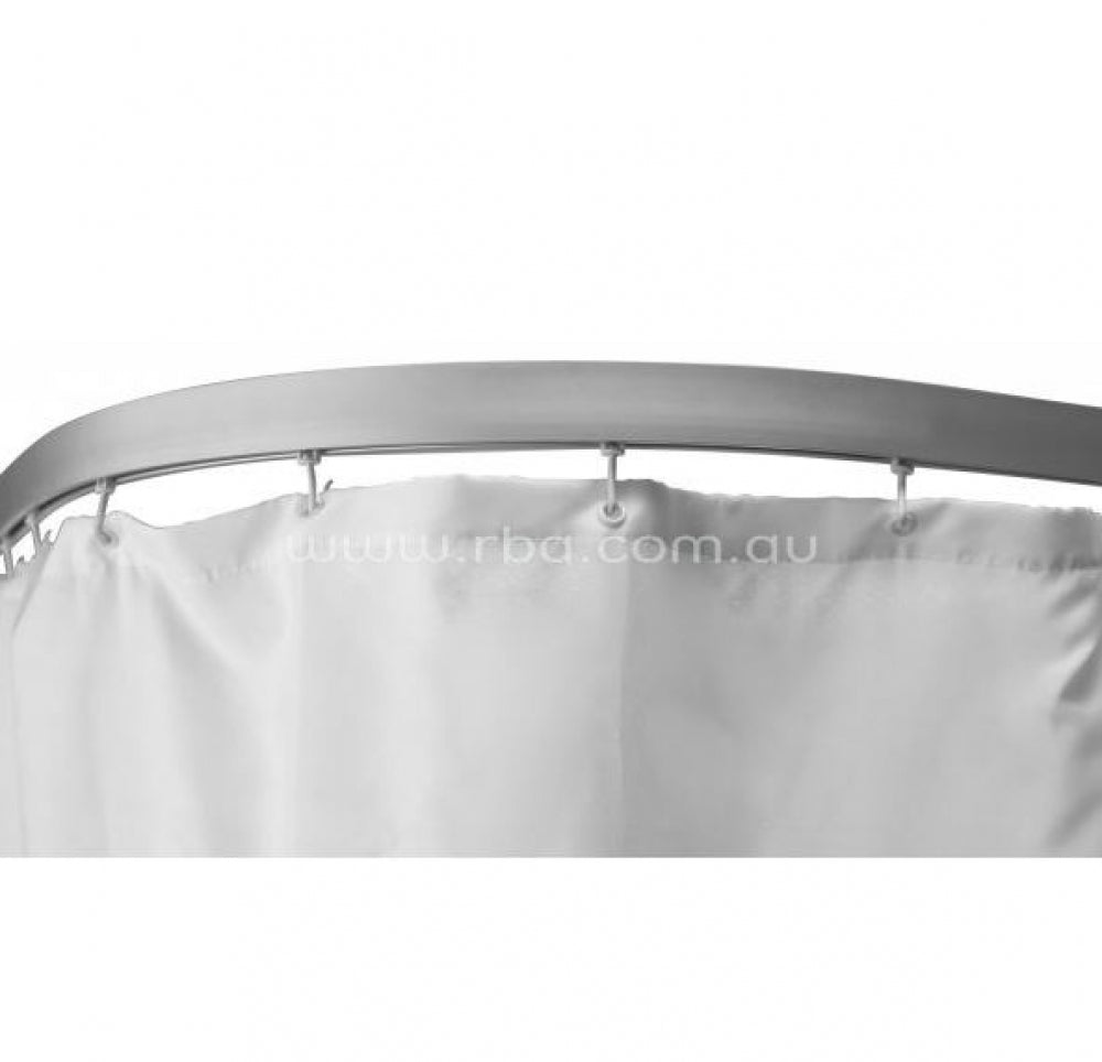 RBA RBA4177 Shower Curtain Taffeta White