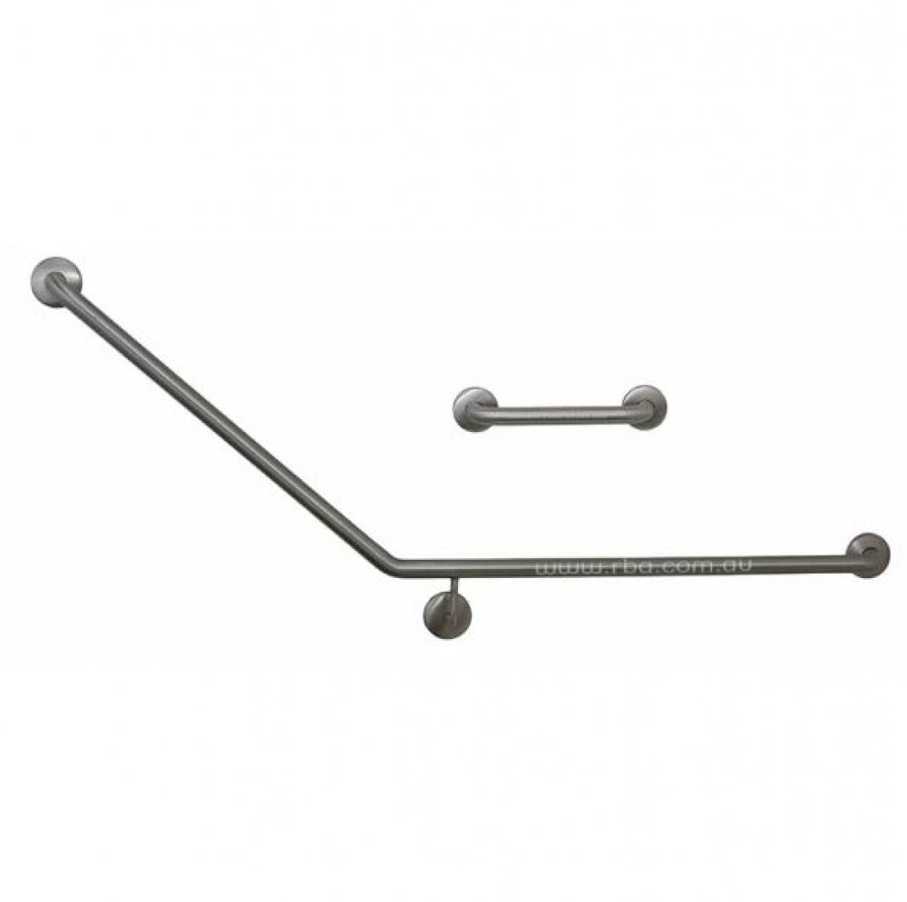 RBA Toilet Grab Rail Set 40 Degree 850 x 700mm