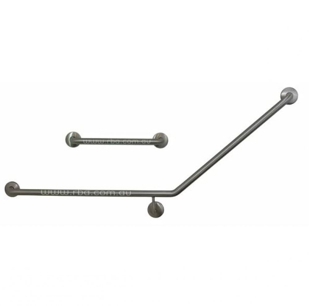 RBA Toilet Grab Rail Set RBA4040-345 850 x 700mm Plus 450mm Straight Rail