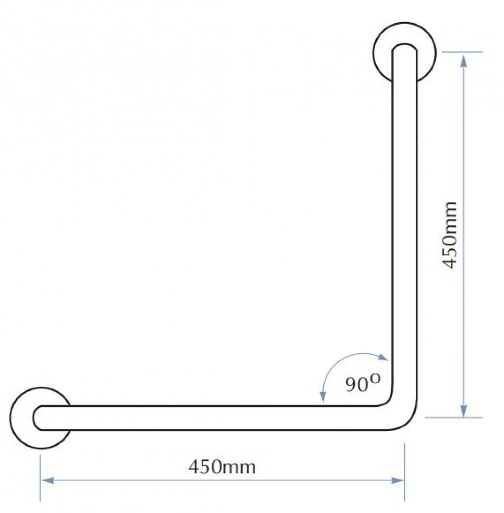 BEST BUY MAP-1014 Ambulant Grab Rail Reversible