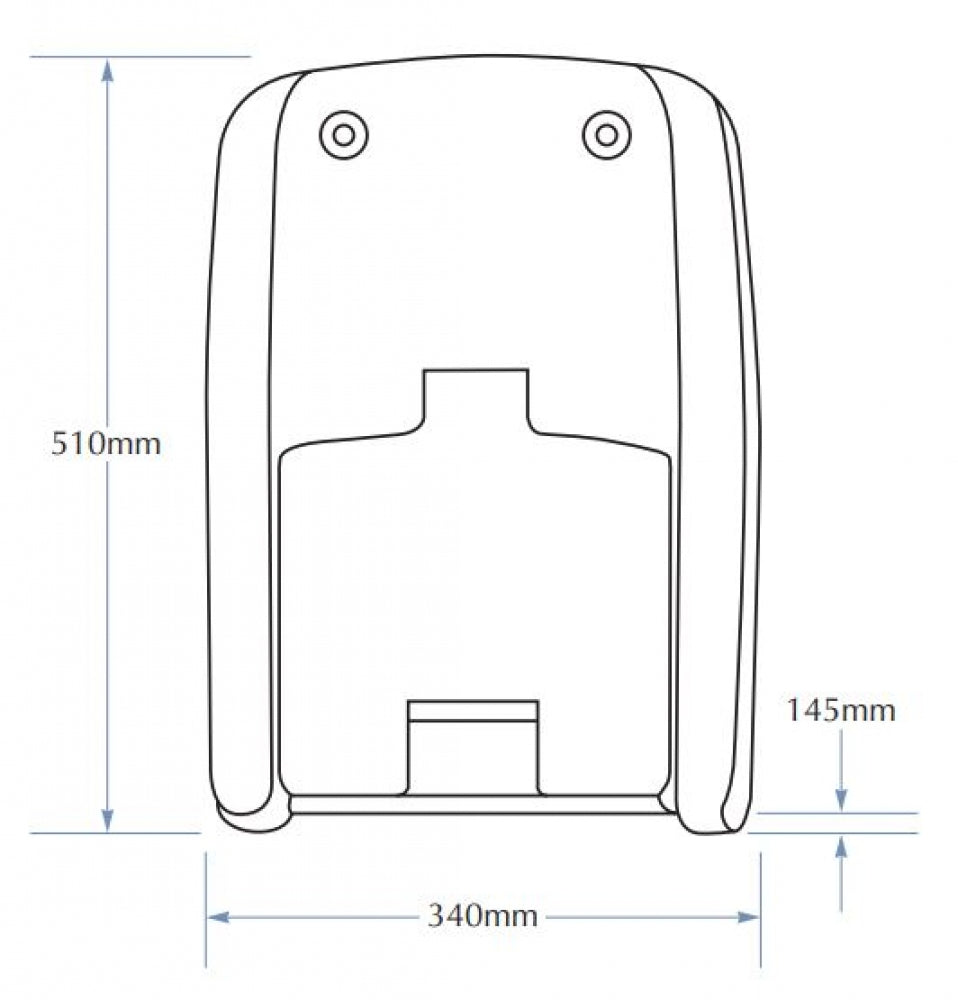 Bradley ICC-002A Baby Seat Surface Mounted