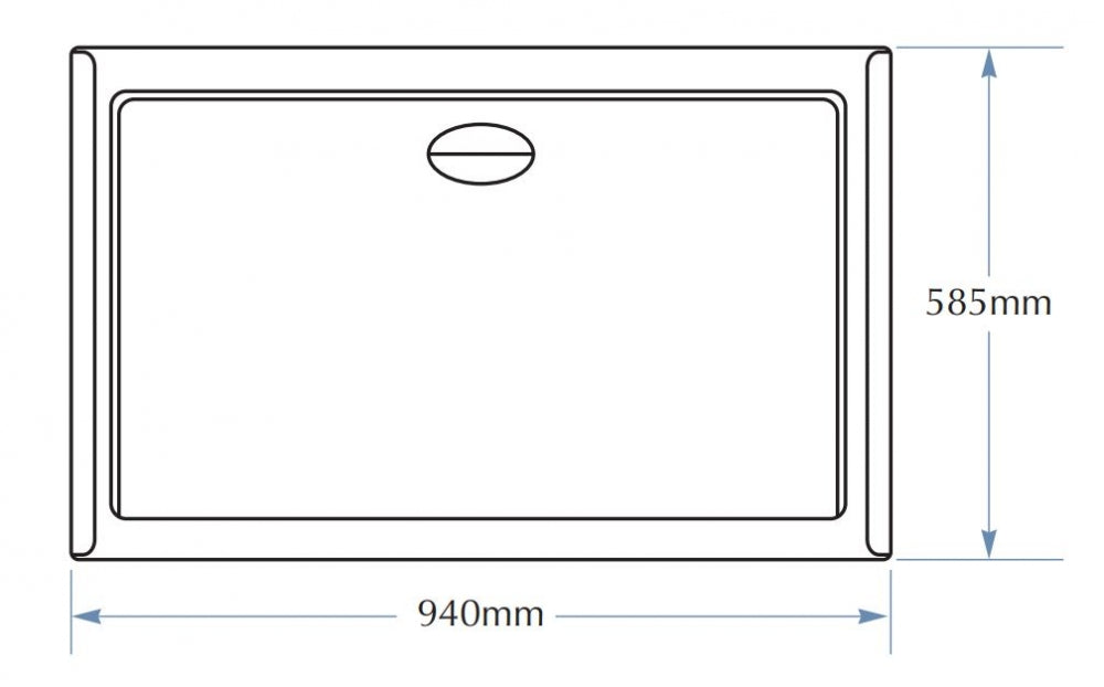 Bradley ICN-962 Baby Change Table Horizontal Recessed