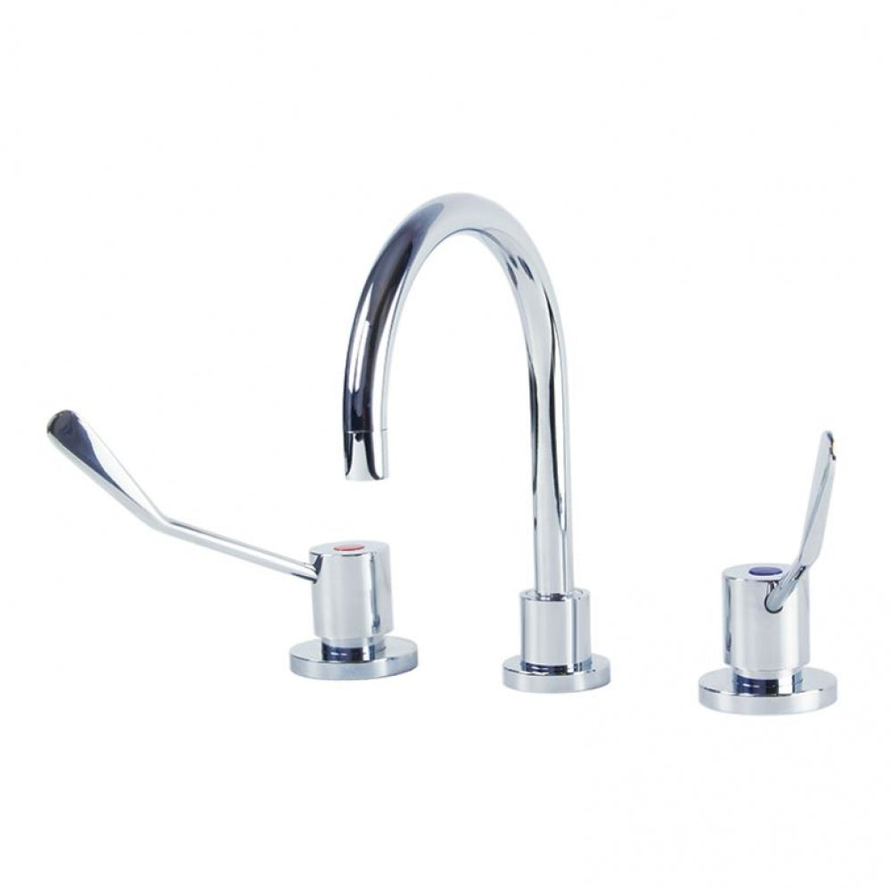 Gentec Cleanline Lever CLLF15005 Bench Mounted Sink Set Swivel Spout