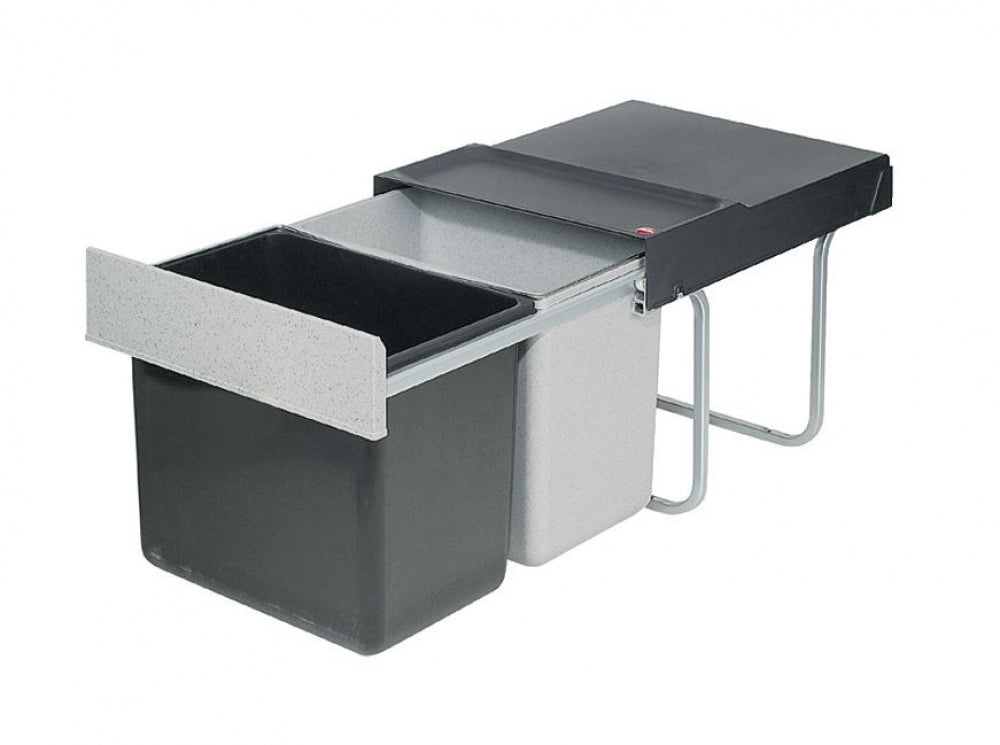 Hafele Hailo Tandem Double Waste Bin 2 x 18L