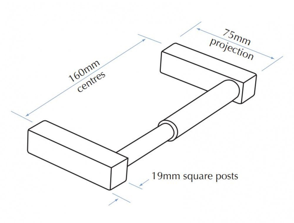 Bradley Triumph TR008 Single Toilet Roll Holder