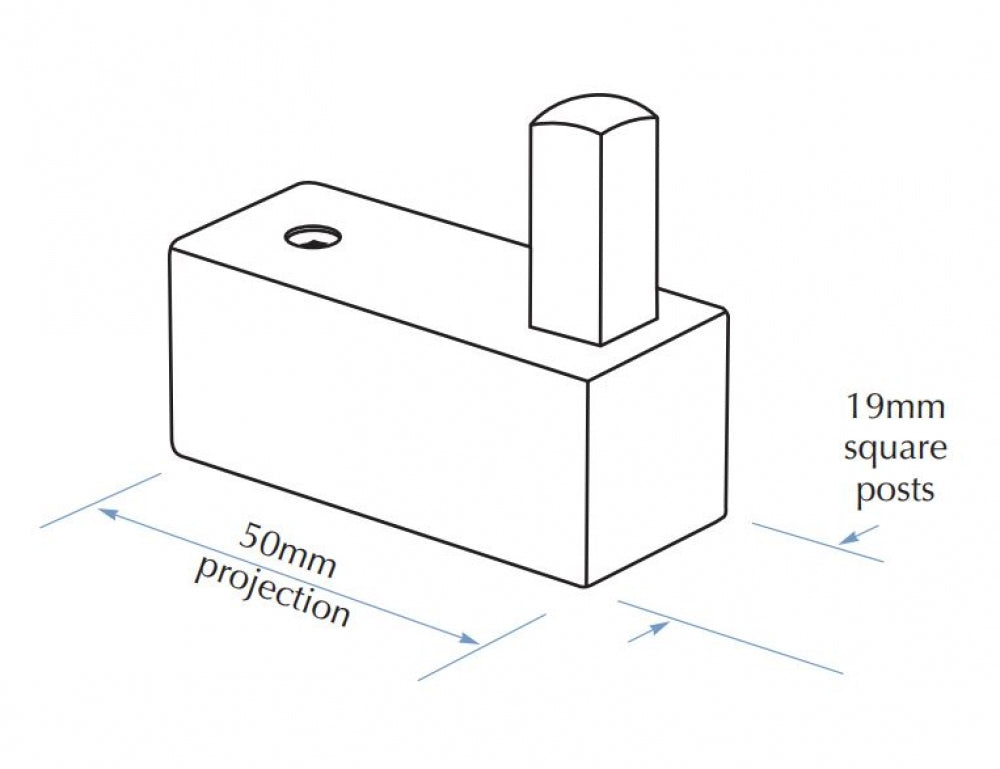 Bradley Triumph TR033 Robe Hook Single