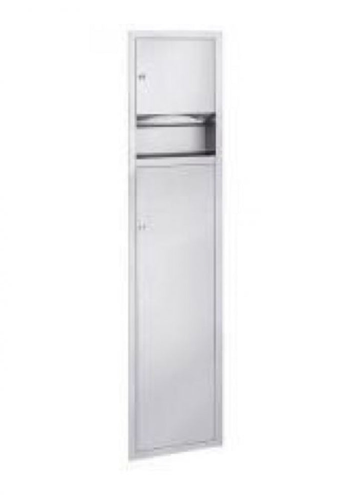 Bradley Retro 2251 Combo Towel Dispenser and Waste Bin 28L