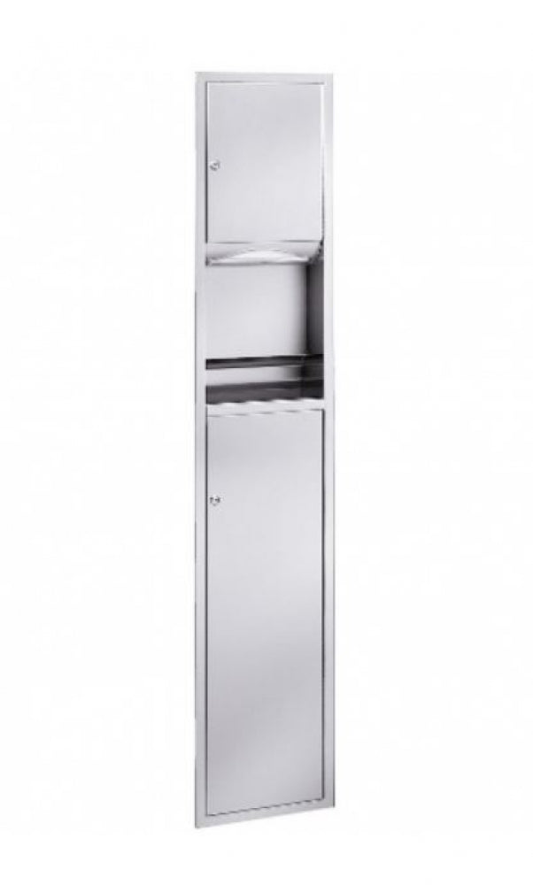 Bradley Retro 225 Combo Unit Towel Dispenser and Bin 40L