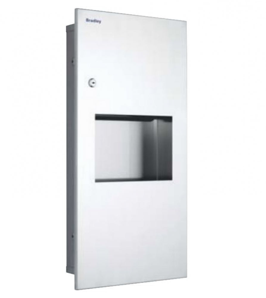 Bradley Contemporary 2297A Combo Unit Towel and Waste Receptacle 8L