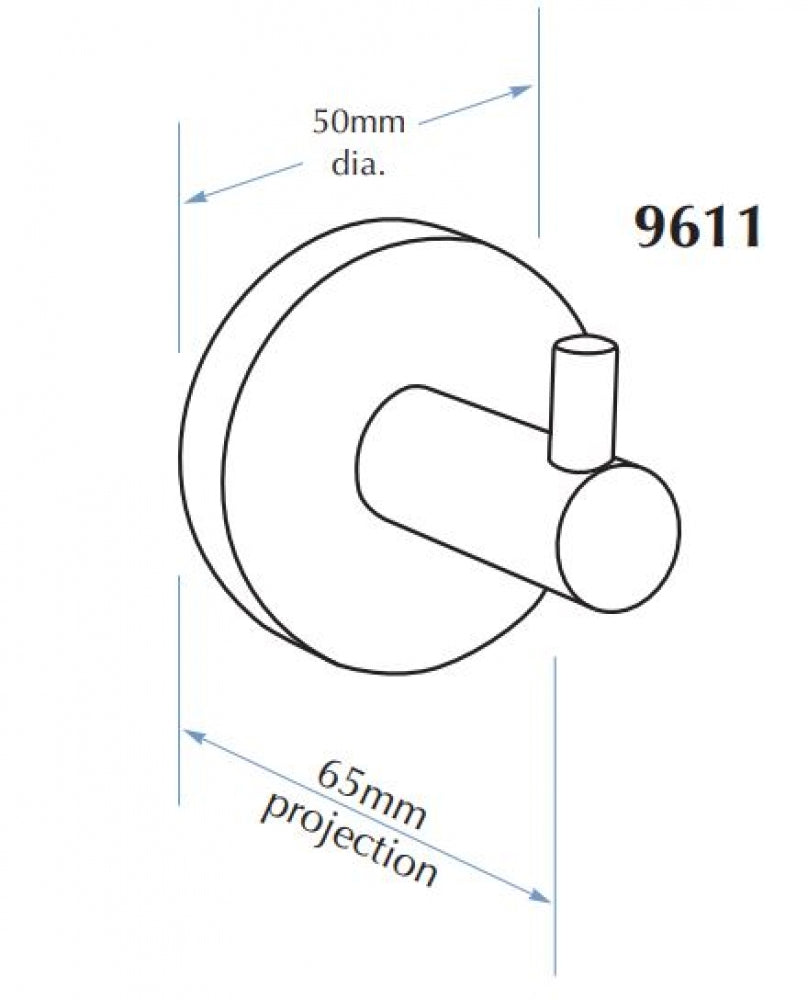 Bradley 9611 Robe Hook