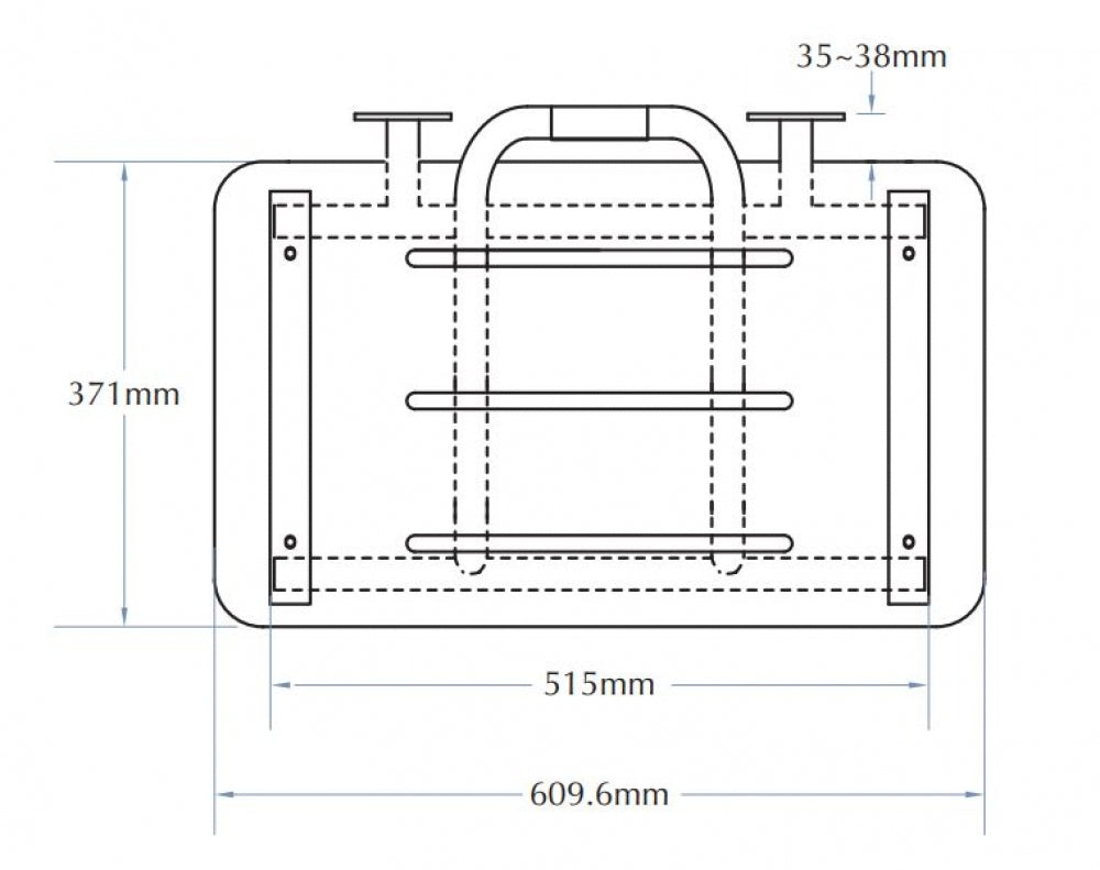 Bradley 9562-24 Folding Shower Seat