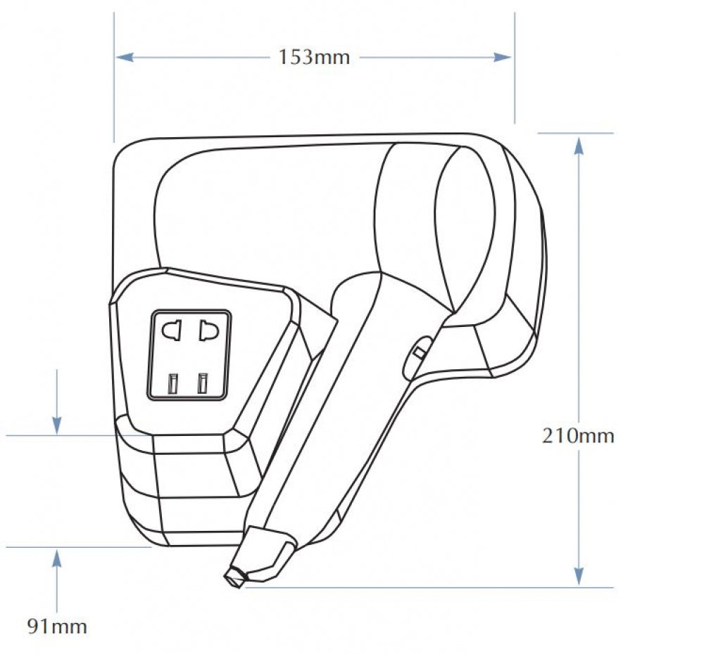 Bradley 5-Star 220-110 Dual Heat Hair Dryer