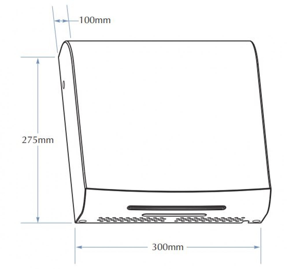 Bradley Airstream Mini 220-301 Hand Dryer Auto