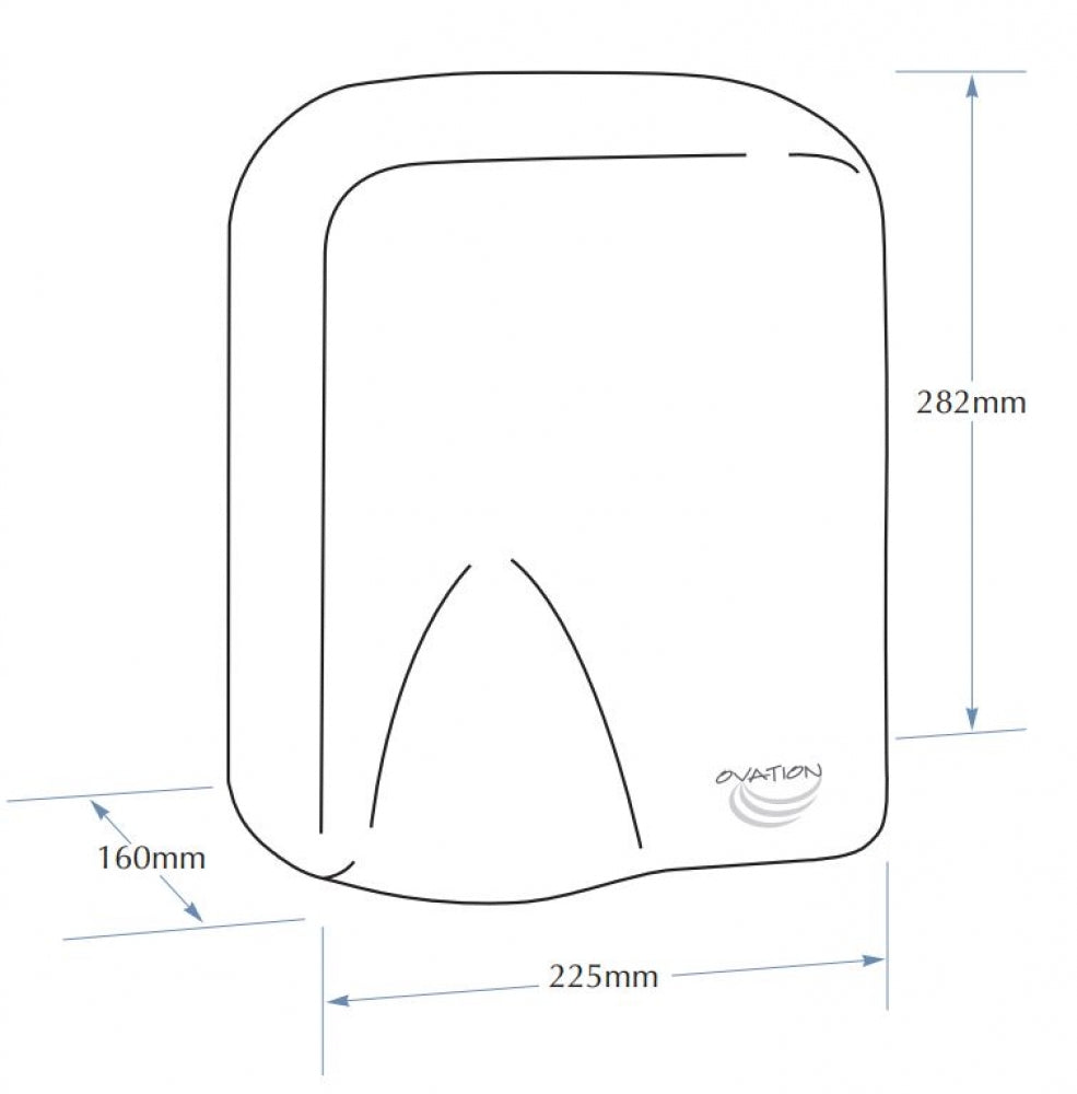 Bradley Ovation 220-1926SS Auto Hand Dryer