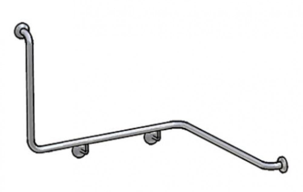 Bradley 832 Corner Toilet Grab Rail 90 Degree Right Hand