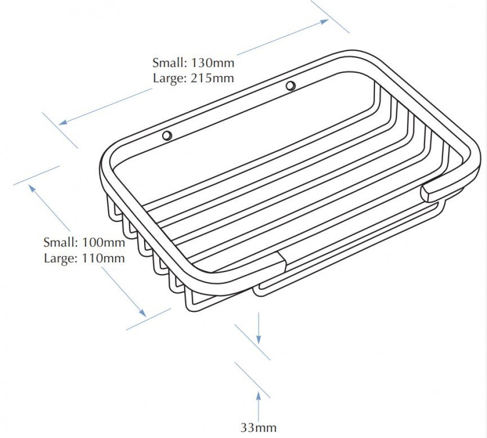 Bradley 1083 Shower Soap Basket