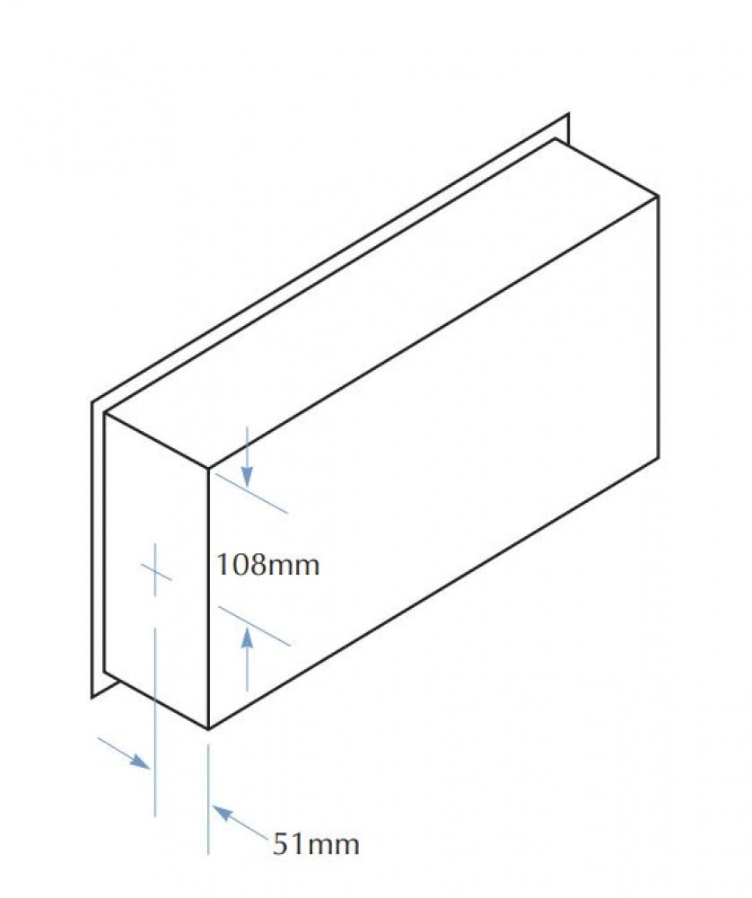 Bradley Security 760 Niche Recessed Shelf