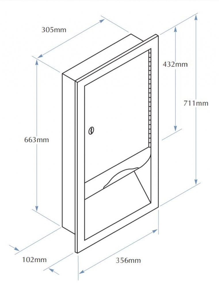 Bradley Retro 244 Paper Towel Dispenser