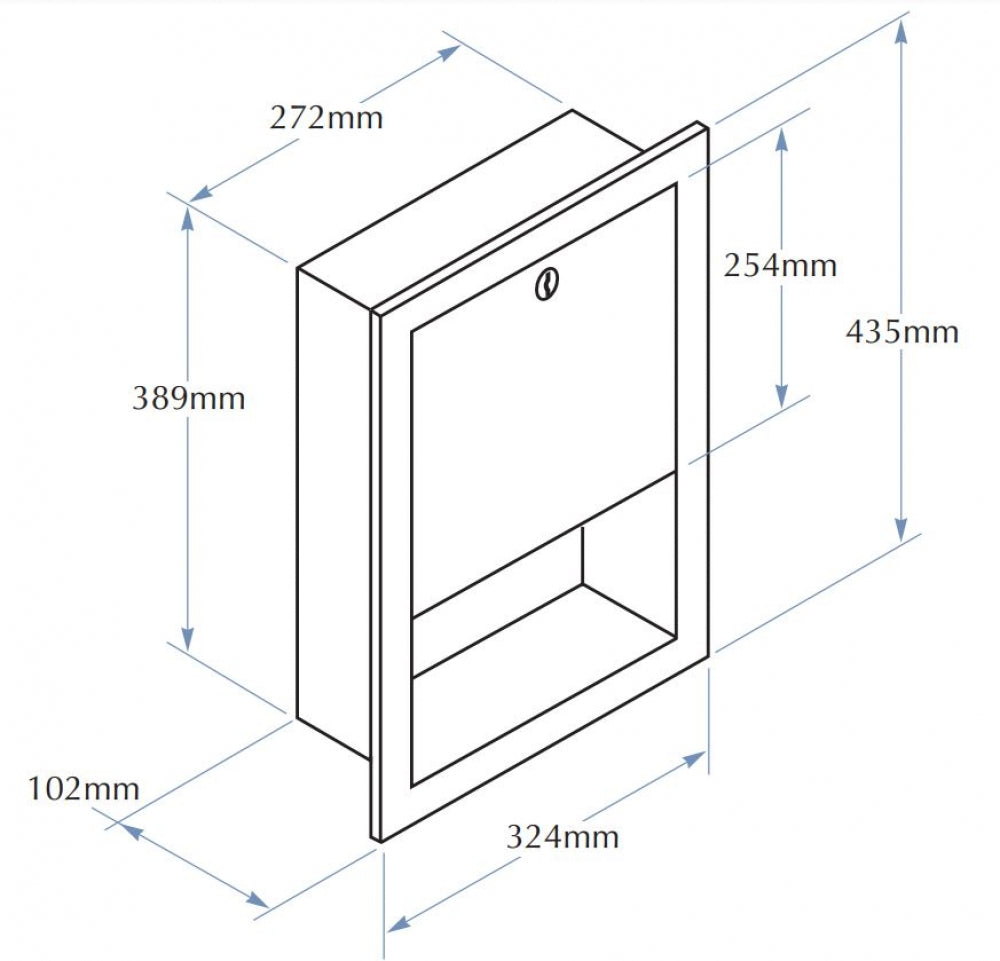 Bradley Retro 2441 Paper Towel Dispenser
