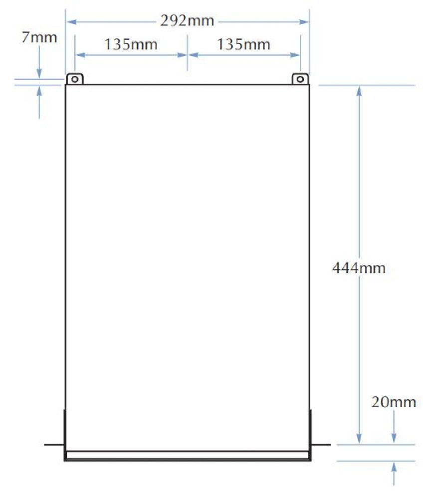 Bradley Contemporary 1983 Paper Towel Dispenser Recessed