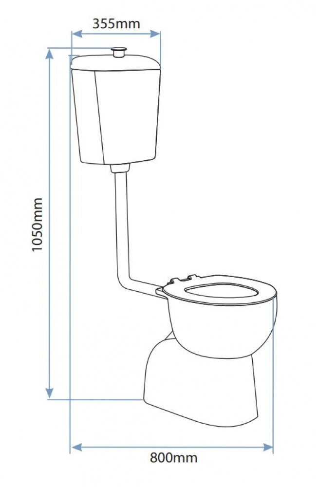 Bradley Aquala Care Accessible Toilet Suite