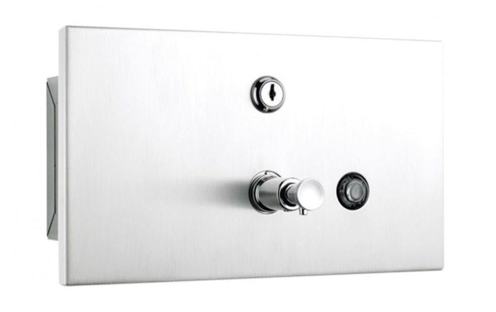 Bradley Contemporary 6437 Liquid Soap Dispenser Recessed