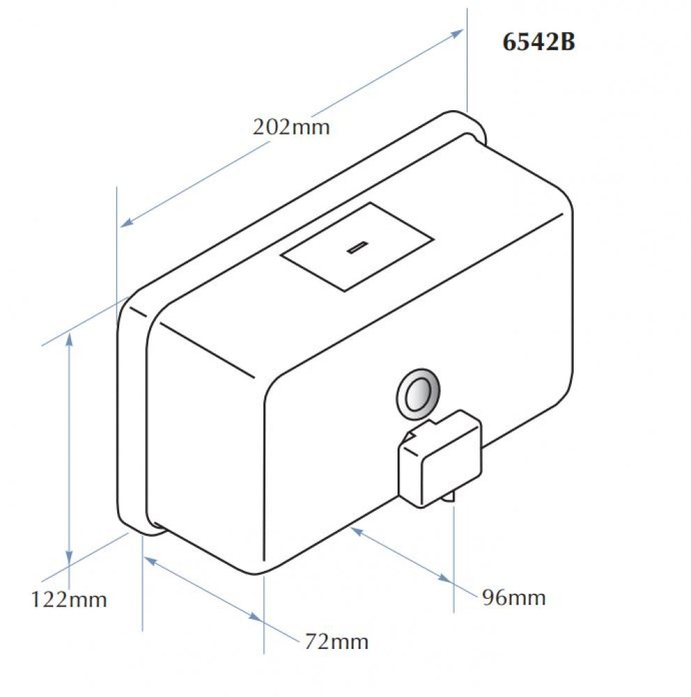 Bradley 6542B Liquid Soap Dispenser
