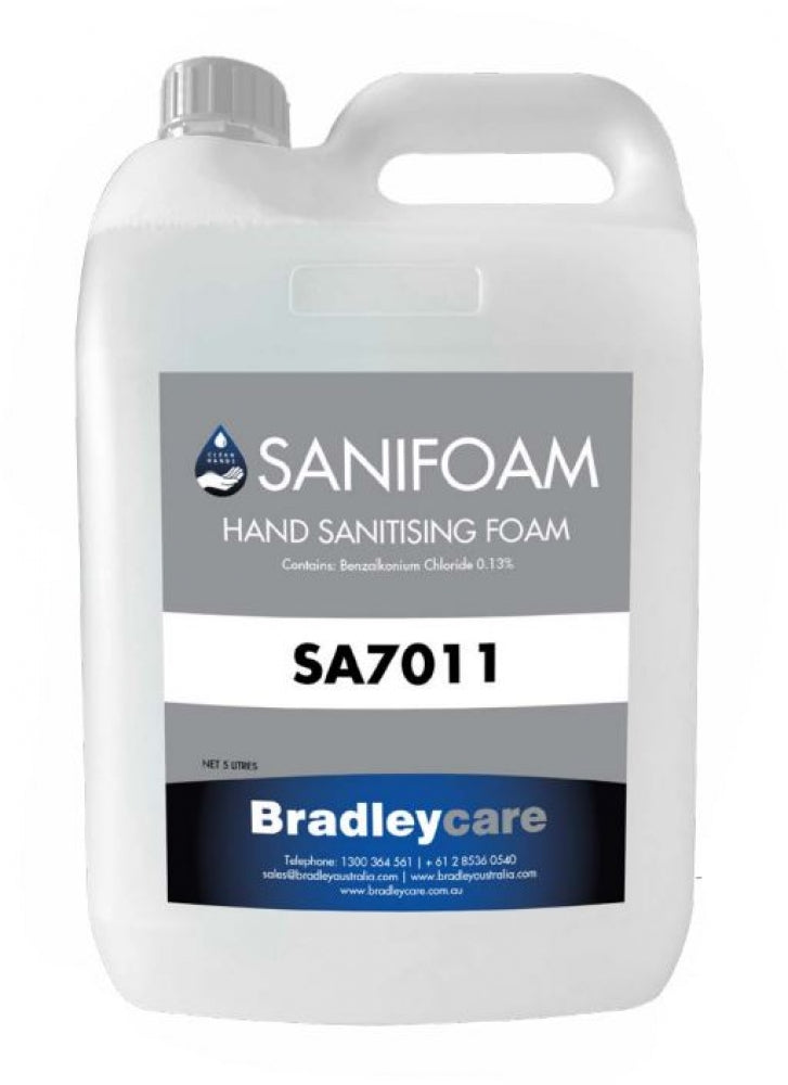 Bradley Bradleycare SA7011 Sanifoam Hand Sanitiser Foam Antimicrobial