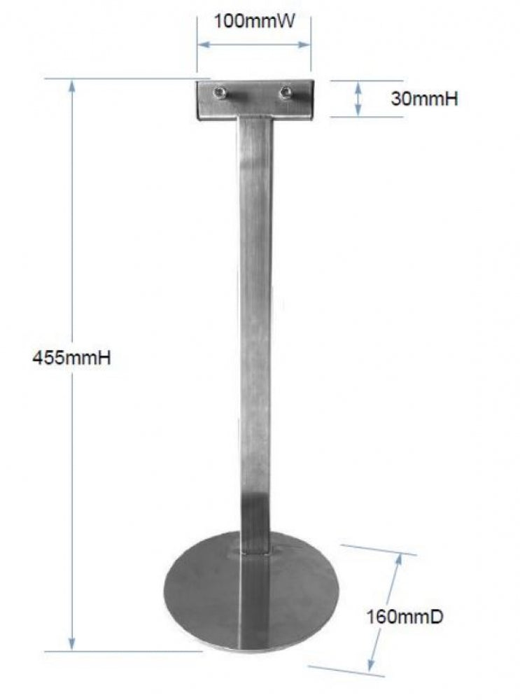 Bradley CleanHands 68004 Desktop Bench Dispenser Stand