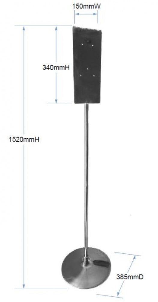 Bradley CleanHands 68003 Mobile Dispenser Stand