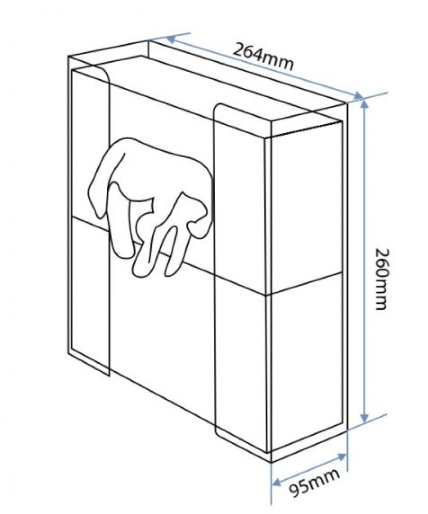 Bradley 9811 Glove Dispenser