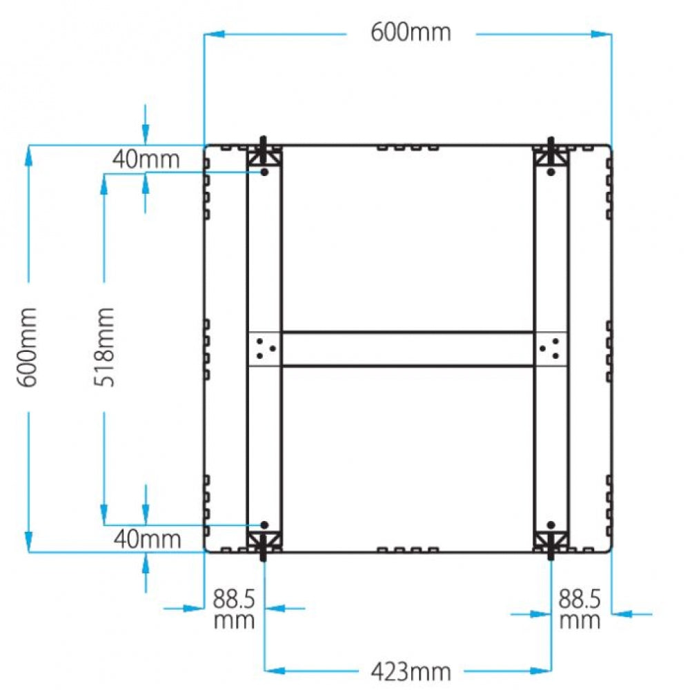 Bradley 782 Glass Mirror with Angle Frame