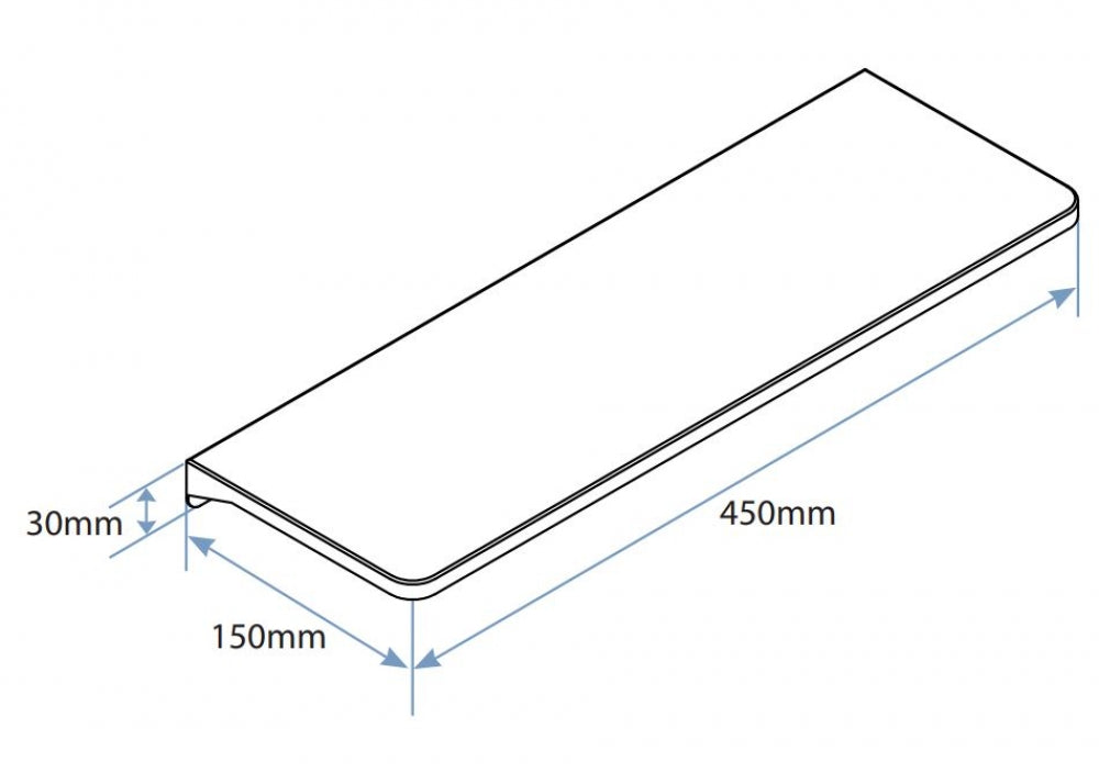 Bradley 756C Changing Places Shelf