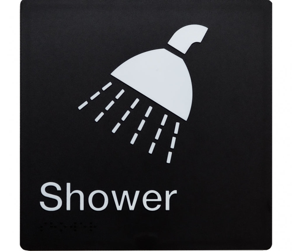 BEST BUY Shower Sign Braille