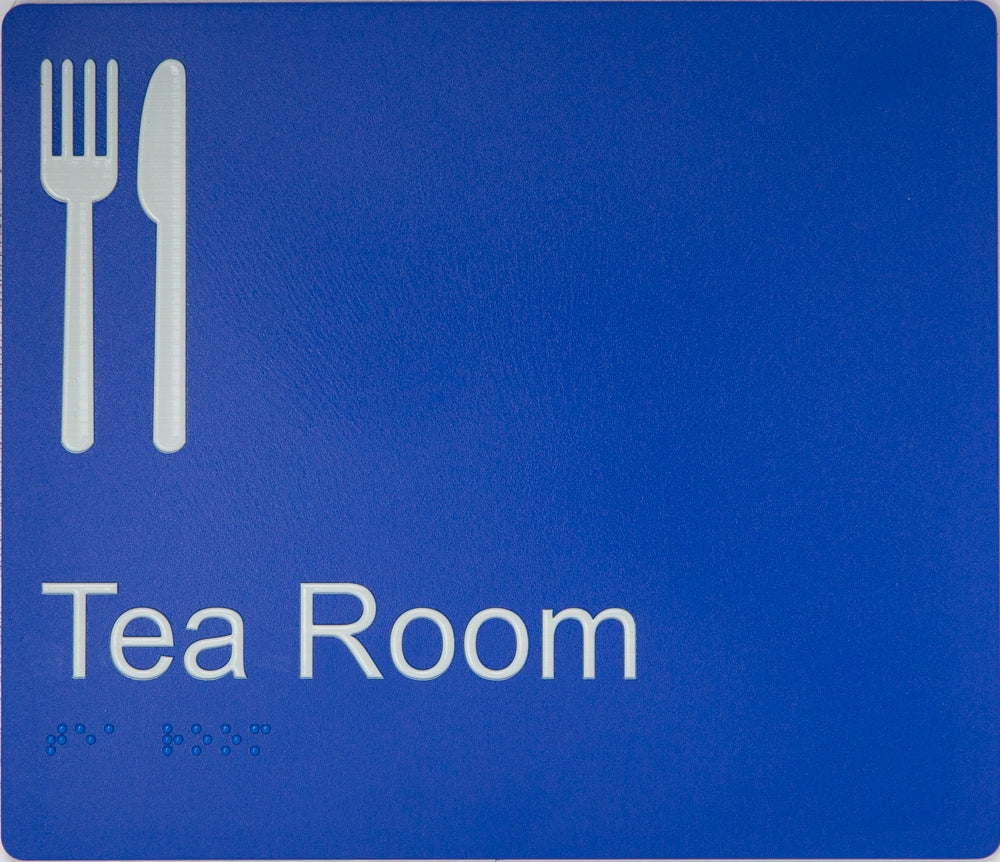 BEST BUY Tea Room Sign Braille