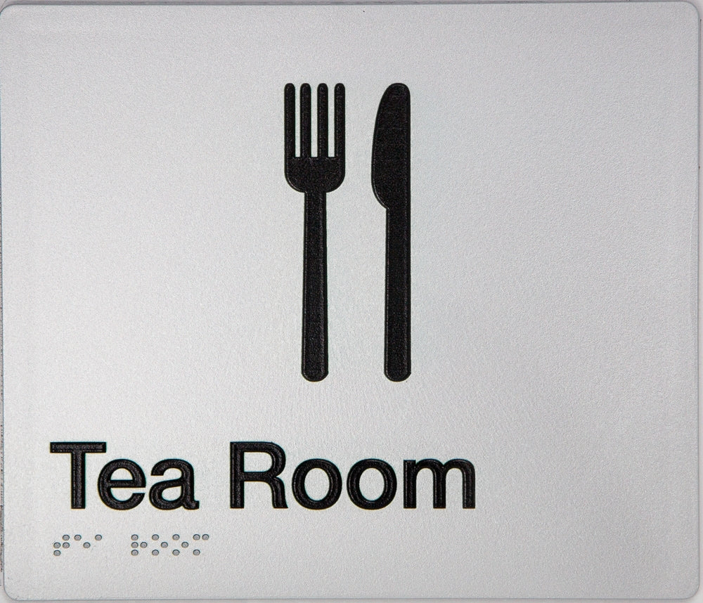 BEST BUY Tea Room Sign Braille