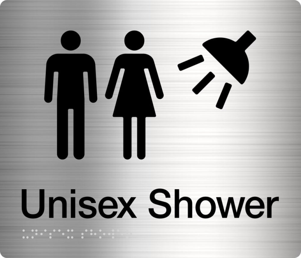 BEST BUY MFS Unisex Shower Sign Braille