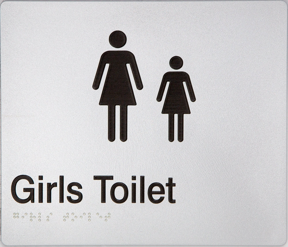 BEST BUY GT Girls Toilet Sign Braille