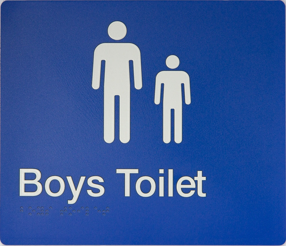 BEST BUY Boys Toilet Sign Braille
