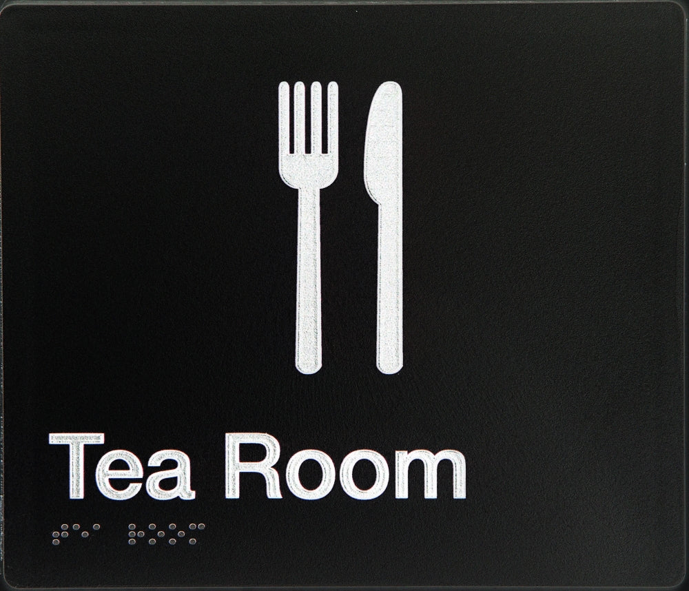 BEST BUY Tea Room Sign Braille