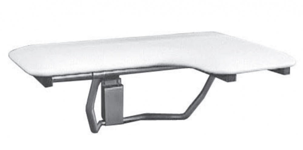 BOBRICK B518 Folding Shower Seat Padded Cushion LH