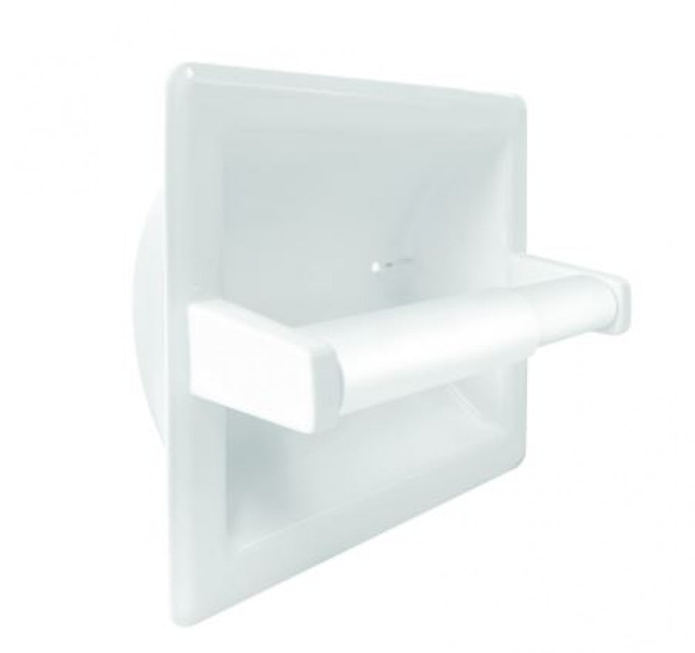 Bradley 5104 Single Toilet Roll Holder Recessed