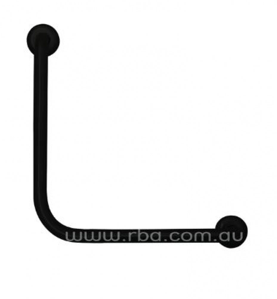 RBA Ambulant Grab Rail 90 Degree Matte Black
