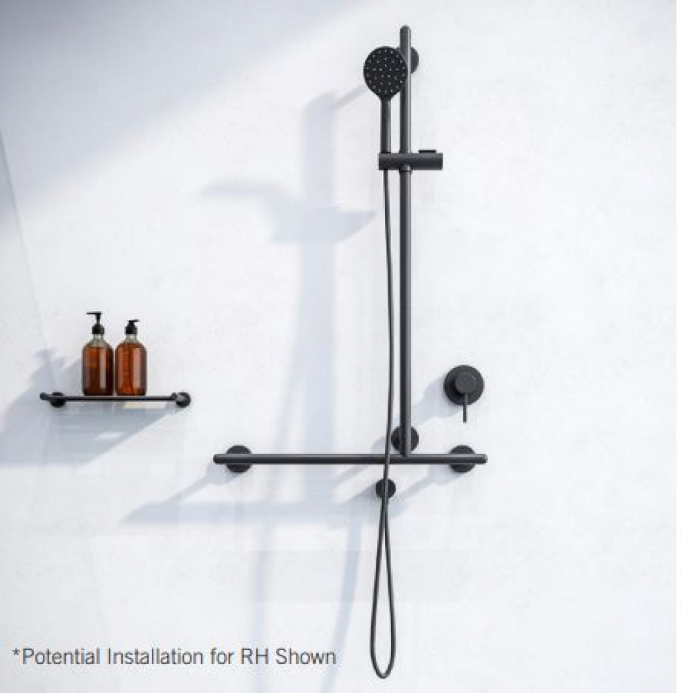 RBA Raffaello Shower Set T Grab Rail with Handset Slider and Mixer