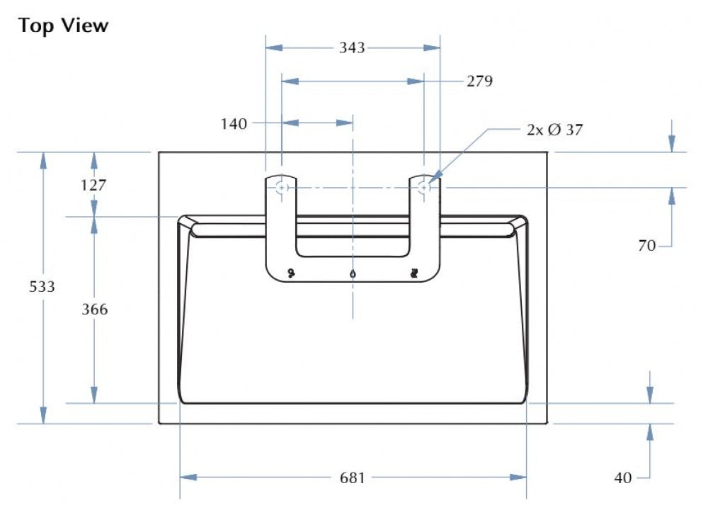 Bradley Verge Single Basin with Washbar Technology